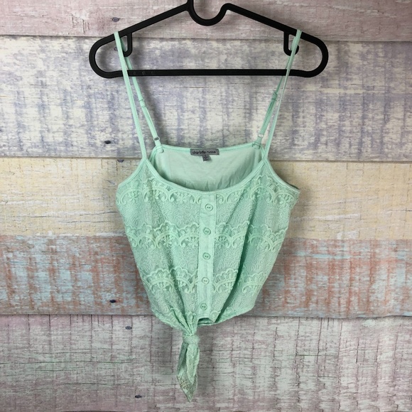 Charlotte Russe Tops - Charlotte Russe Front Lace Detail Front Tie P4